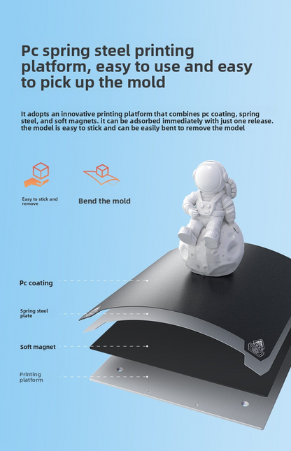 Tranx 3D's newly upgraded, fully automatic leveling 3D printer, the Hi Combo, boasts high precision, high speed, and multi-color printing capabilities.