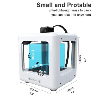 EasyThreed NANO 3D Printer - A Compact Mini Desktop Model for Toys and Home Use, X20 Version