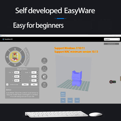 EasyThreed NANO 3D Printer - A Compact Mini Desktop Model for Toys and Home Use, X20 Version