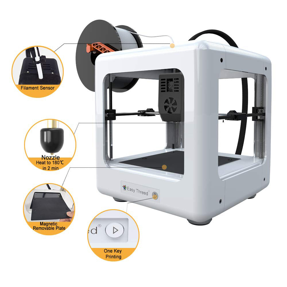 EasyThreed NANO 3D Printer - A Compact Mini Desktop Model for Toys and Home Use, X20 Version