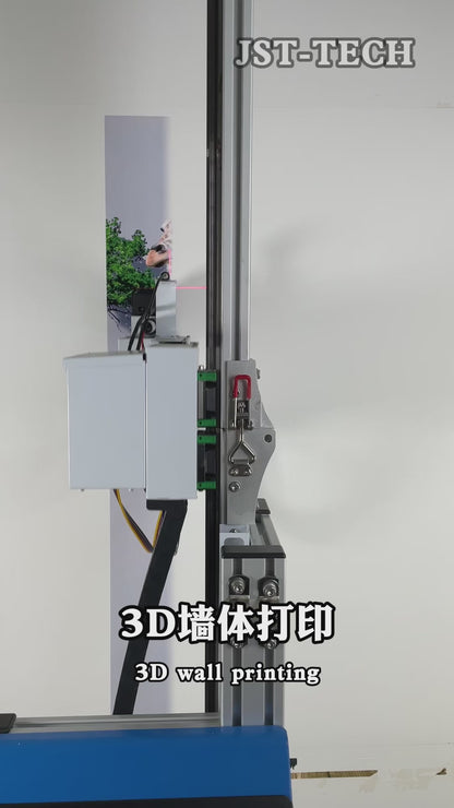 3D Wall Printing(JST-WP1 Dual Nozzle UV Ink)