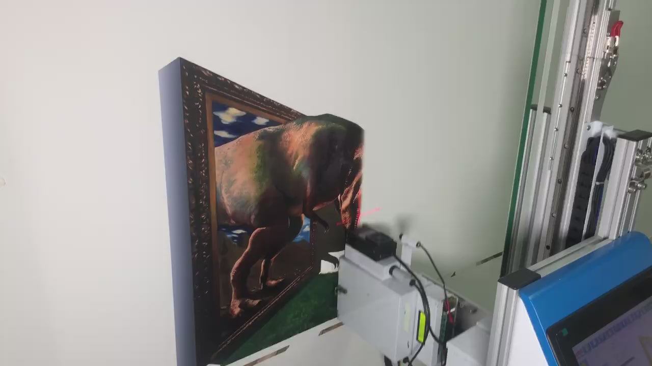 3D Wall Printing(JST-WP3 Single Nozzle UV Ink)
