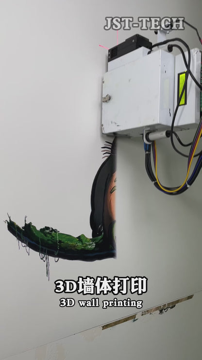 3D Wall Printing(JST-WP3 Single Nozzle Water-based Ink)